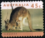 Stamps Australia -  Canguro