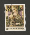 Stamps Burundi -  Virgen con niño