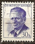 Stamps Czechoslovakia -  Presidente Novotny.