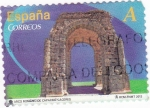 Stamps Spain -  ARCO ROMANO DE CAMPARRÁ, CÁCERES  (9)