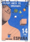 Stamps Spain -  TRASPLANTE DE ORGANOS (9)