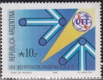 Stamps Argentina -  Incorporacion Argentina a la UIT
