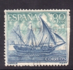 Stamps Spain -  Homenaje a la Marina española