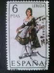 Stamps : Europe : Spain :  Traje típico Lérida