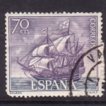 Stamps Spain -  Homenaje a la Marina española