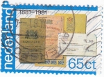Stamps Netherlands -  CENTENARIO 1881-1981