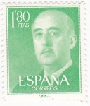 Stamps Spain -  General Franco (10)