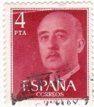 Stamps Spain -  General Franco (10)