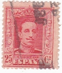 Stamps Spain -  Alfonso XIII- Tipo Vaquer  (10)
