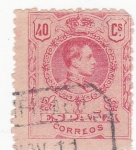 Stamps Spain -  Alfonso XIII -Medallón (10)