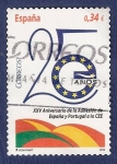 Stamps Spain -  Edifil 4574 XXV Aniv. Adhesión a la CEE 0,34