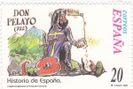 Stamps Spain -  HISTORIA DE ESPAÑA- DON PELAYO (11)
