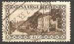 Stamps Germany -  Sarre - 112 - Cuartel Vauban de Sarrelouis 