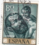 Stamps Spain -  SAN CRISTOBAL (Ribera)(13)