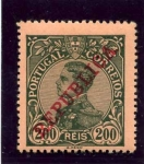 Stamps Portugal -  Manuel II con sobrecarga de Republica