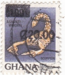 Stamps Ghana -  ESCORPIÓN