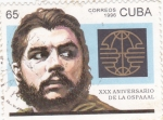 Stamps Cuba -  XXX ANIVERSARIO DE LA OSPAAAL