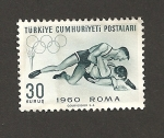 Stamps Turkey -  Olimpiadas Roma 1960