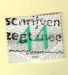 Stamps : Europe : Netherlands :  Scott 1268. Cifra.