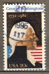 Stamps United States -  George Washington (191)