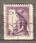 Stamps Czechoslovakia -  Enfermera 