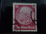 Stamps Germany -  Presidente VON HINDENBURG