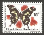 Stamps Rwanda -  Mariposa