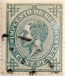 Stamps Europe - Spain -  5 céntimos 1876