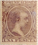 Stamps Europe - Spain -  1 peseta 1889