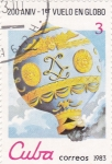 Stamps Cuba -  200 Aniversario 1º vuelo en globo