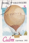 Stamps Cuba -  200 Aniversario 1º vuelo en globo