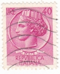 Stamps Italy -  Moneda Siracusana