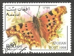 Stamps Afghanistan -  Mariposa
