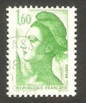 Stamps France -  2219 - Liberté de Gandon