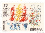 Stamps Spain -  Expo-92 diseño infantil  (16)