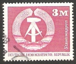 Stamps Germany -  1643 - Emblema de la RDA (Formato grande)