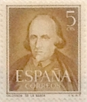 Stamps Spain -  5 céntimos 1950