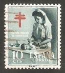 Stamps Spain -  1122 - Pro Tuberculosos