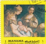 Stamps Bahrain -  Pinturas religiosas