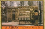 Stamps United Arab Emirates -  Abadía de Westminster- altar