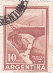 Stamps Argentina -  Mendoza puente del Inca