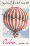 Stamps Cuba -  200 Aniv. 1º vuelo en globo