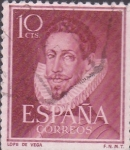 Stamps : Europe : Spain :  lope de vega