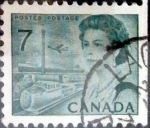 Stamps Canada -  Intercambio 0,20 usd 7 cent 1971