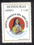 Stamps Honduras -  Santa Teresita del Niño de Jesús