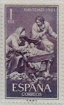 Stamps Spain -  1 peseta 1961