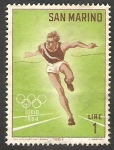 Stamps San Marino -  Olimpiadas de Tokyo