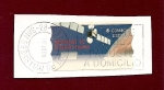 Stamps Spain -  ATM  - Satélite Español  -  Hispasat   1C