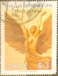Stamps Chile -  Intercambio 0,20 usd 3 pesos 1976