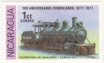 Stamps Nicaragua -  100 ANIVERSARIO DEL FERROCARRIL